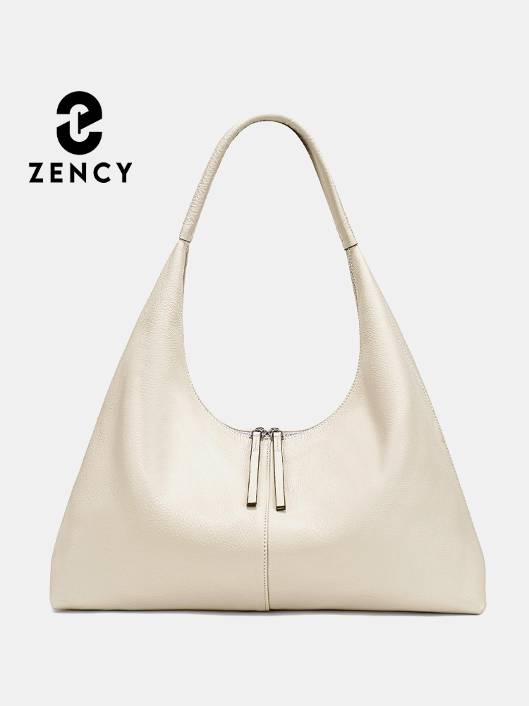 Women Bags For Work - Zency Women's Genuine Leather Hobo Bag