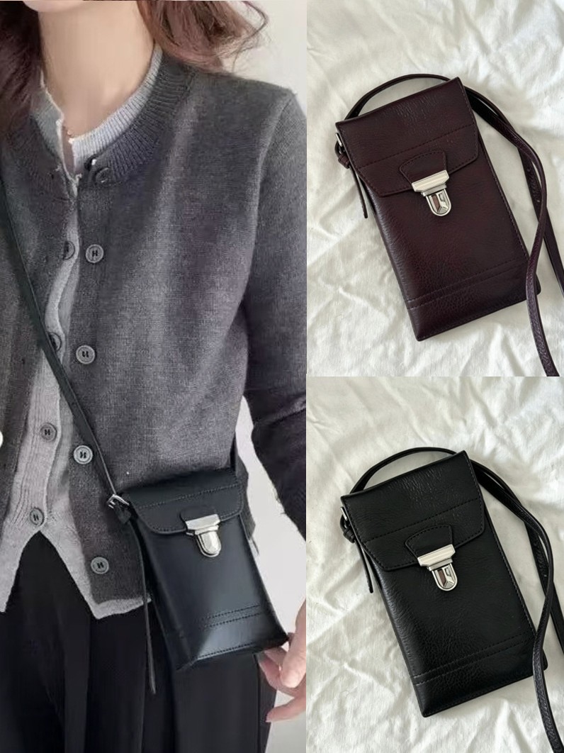 Women Bags Premium Brands - FIRMRANCH Genuine Leather Solid Color Premium