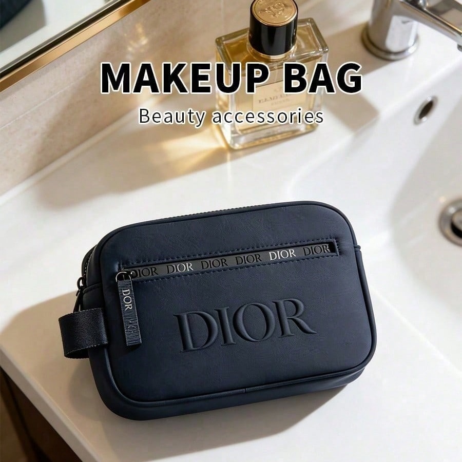 Women Bags Dior - Dior’s Bag Black Canvas Cosmetic Storage