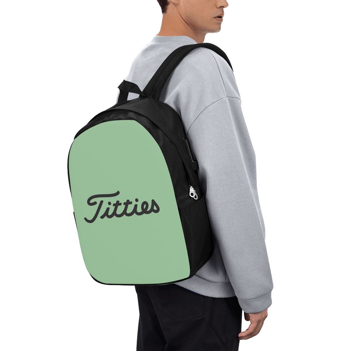 Women Bags For College - Titties Golf Ball Backpack Travel Notebook
