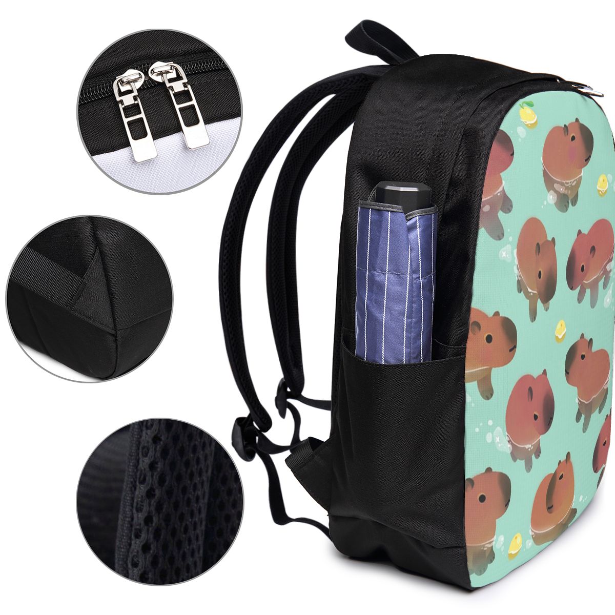 Capybara Animal Pattern Backpa - Women Bags For College incelemesi ve fiyatı
