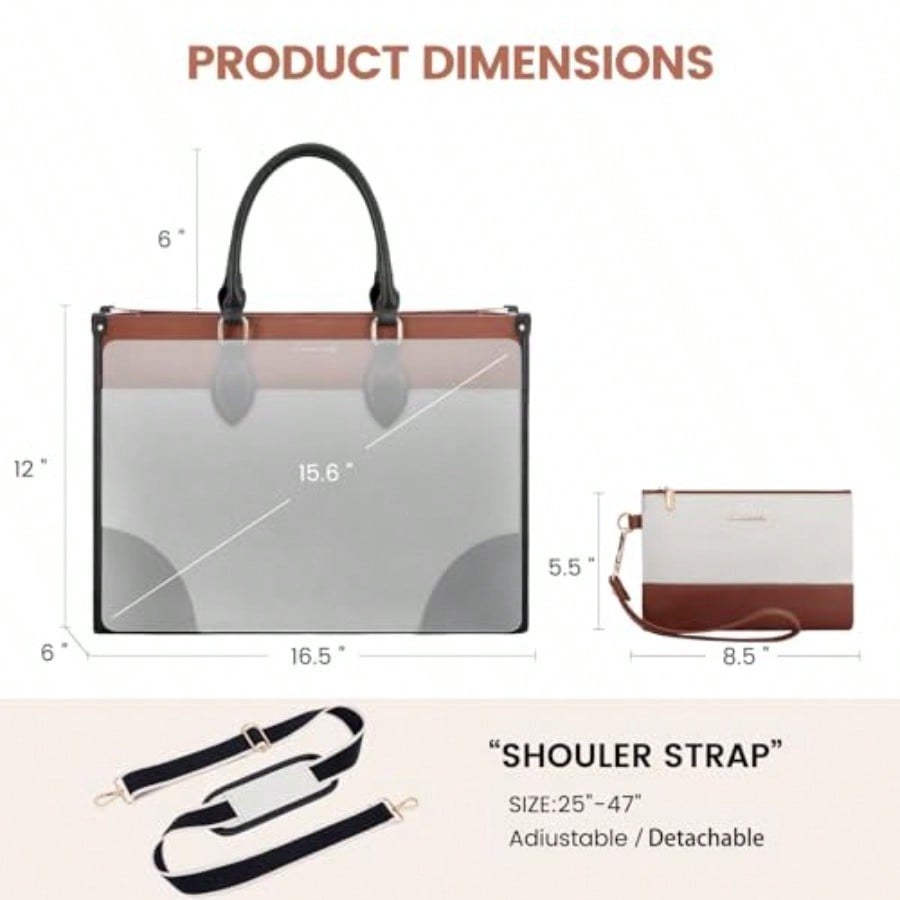 Laptop Bag For Women 15.6 Lnch - Women Bags For Work incelemesi ve fiyatı