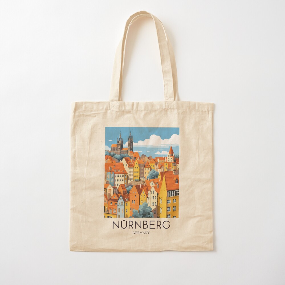 A Pop Art Travel Print of Nürn - Women Bags Germany incelemesi ve fiyatı