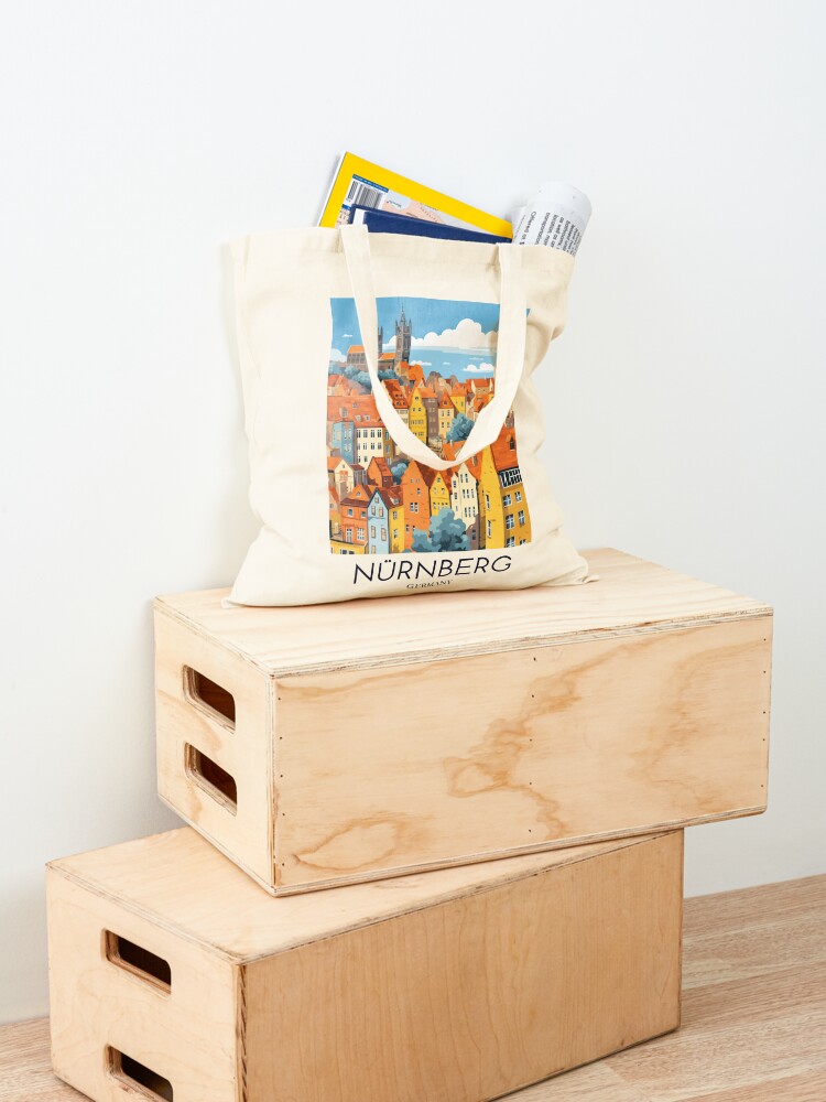 A Pop Art Travel Print of Nürn - Women Bags Germany incelemesi ve fiyatı
