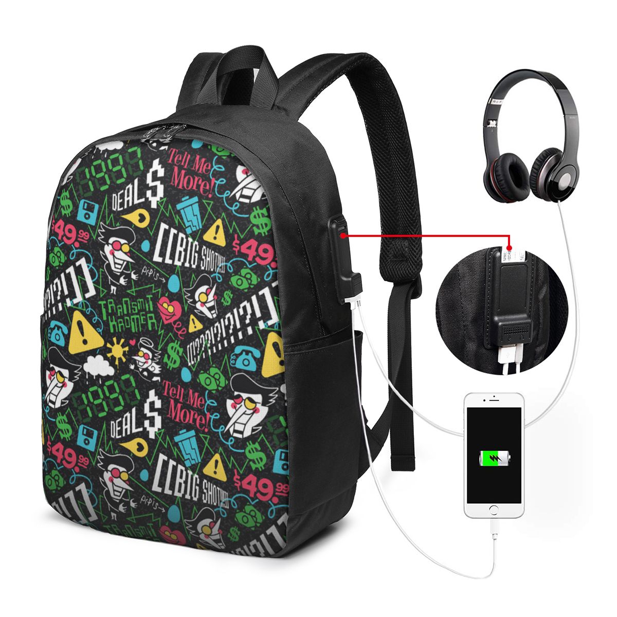 Deltarune SPAMTON G Backpack T - Women Bags For College incelemesi ve fiyatı