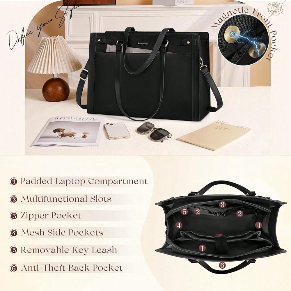 Laptop Bag For Women 15.6 Inch - Women Bags For Work incelemesi ve fiyatı