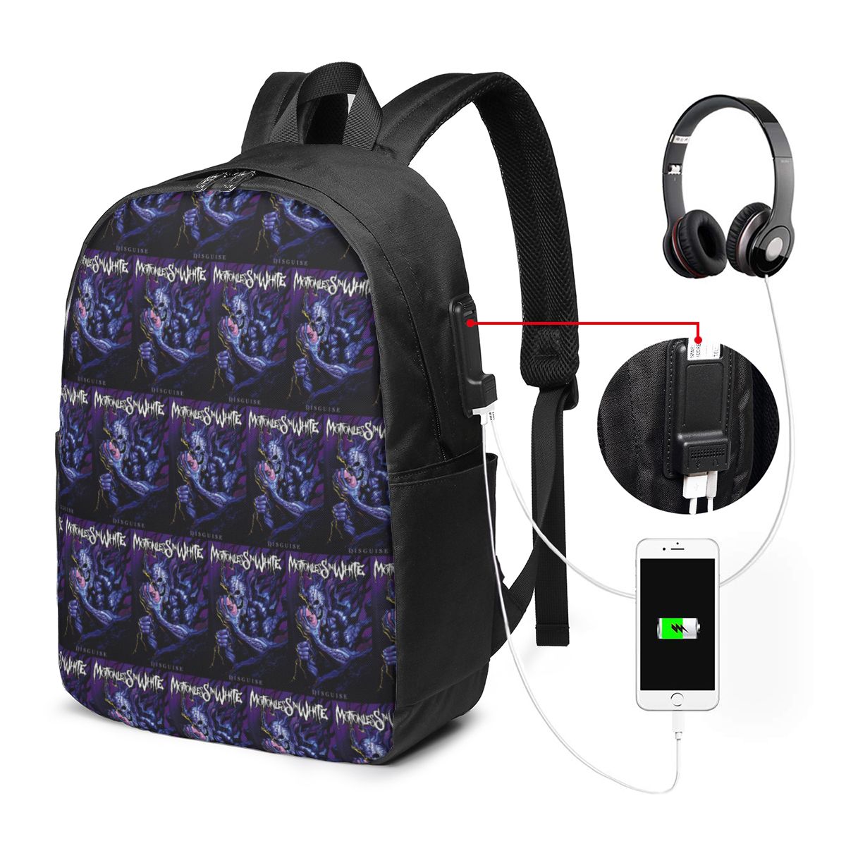 Motionless In White Backpack T - Women Bags For College incelemesi ve fiyatı