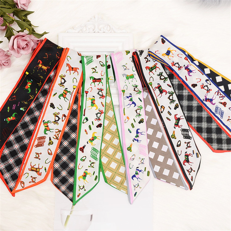 Horse Plaid Skinny Scarf Women - Women Bags Online incelemesi ve fiyatı