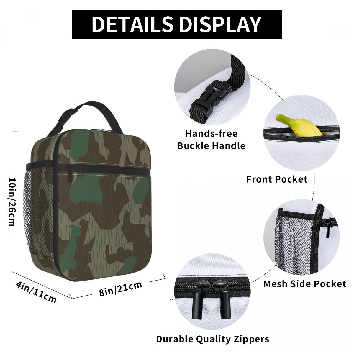 WW2 Germany Military Splinter  - Women Bags Germany incelemesi ve fiyatı