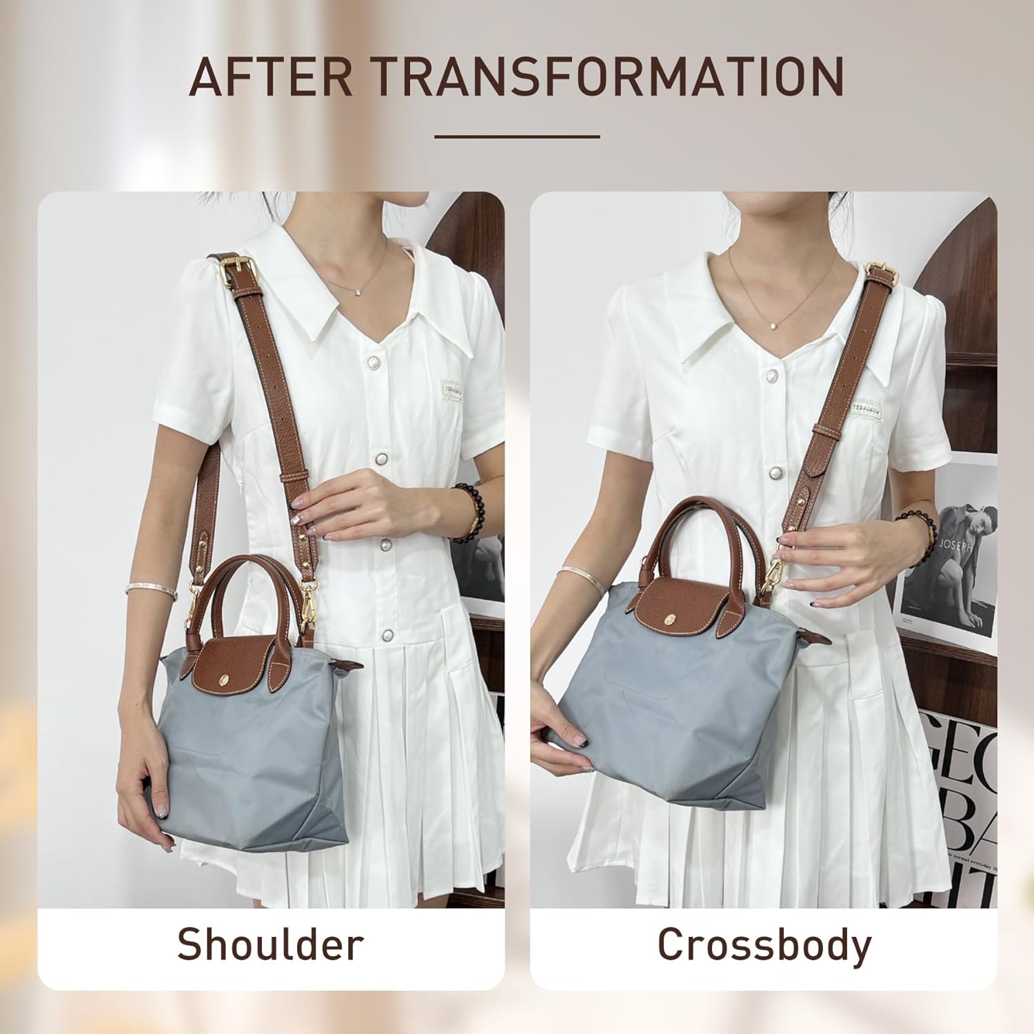 Leather bag shoulder strap for - Women'S Bags Longchamp incelemesi ve fiyatı