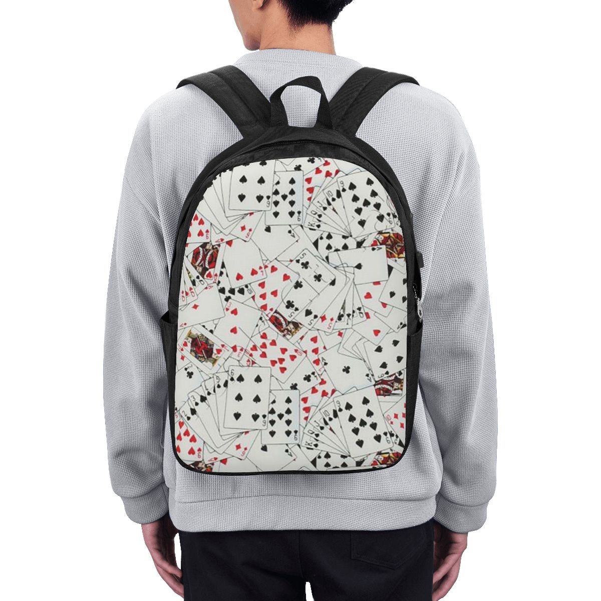Playing Cards Poker Print Back - Women Bags For College incelemesi ve fiyatı