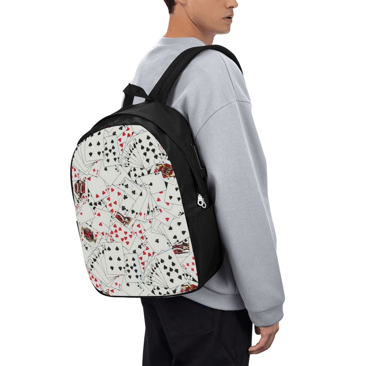 Playing Cards Poker Print Back - Women Bags For College incelemesi ve fiyatı
