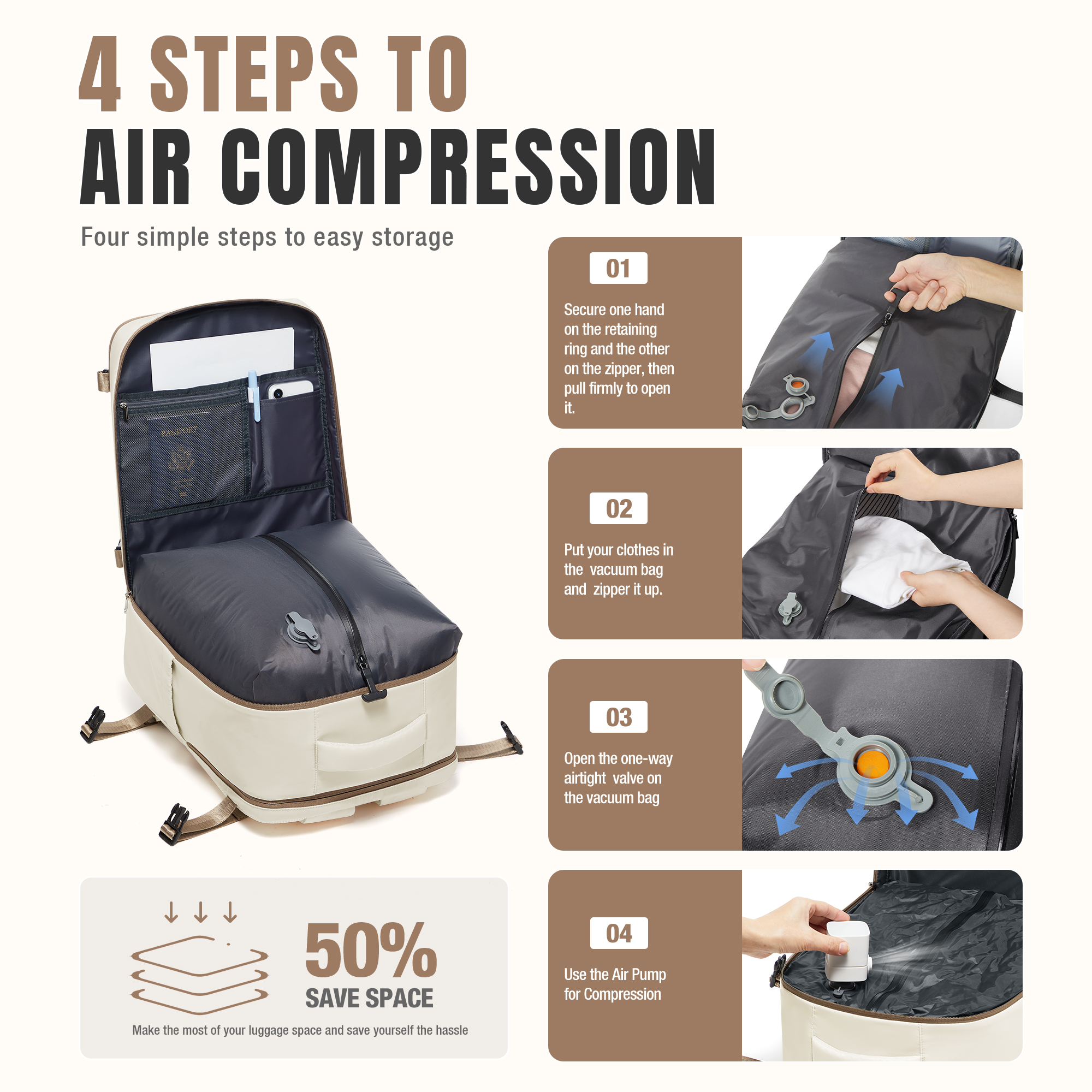 Vacuum Backpack Backpack Hand  - Women Bags For Work incelemesi ve fiyatı