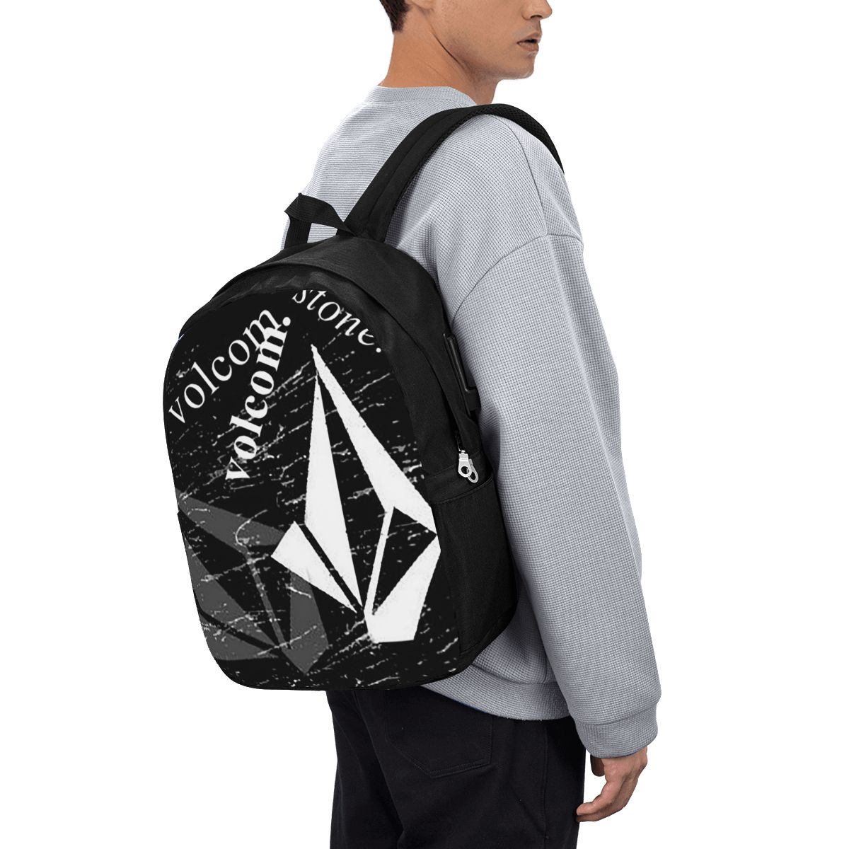 V-Volcom Logo Backpack Travel  - Women Bags For College incelemesi ve fiyatı