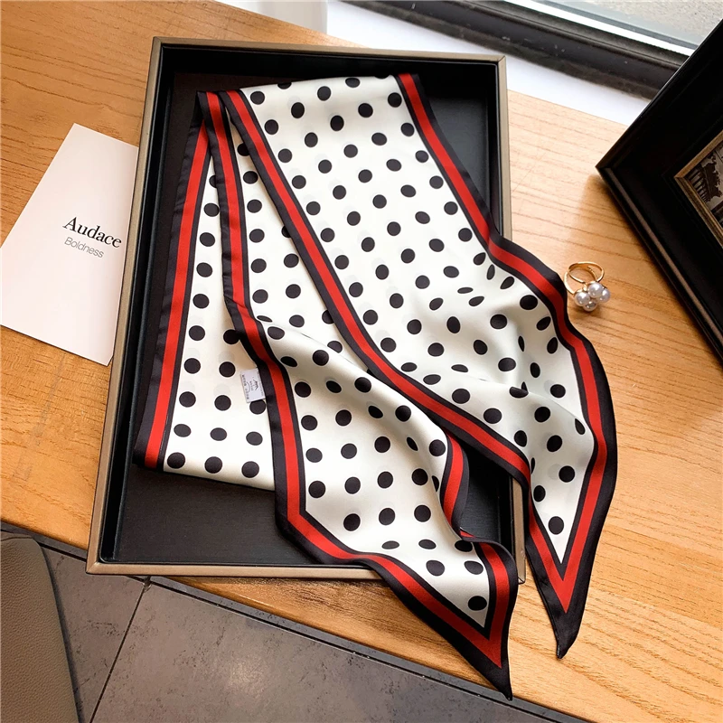 Luxury Long Silk Scarf Female  - Women Bags Online incelemesi ve fiyatı