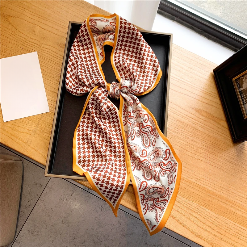 Luxury Long Silk Scarf Female  - Women Bags Online incelemesi ve fiyatı