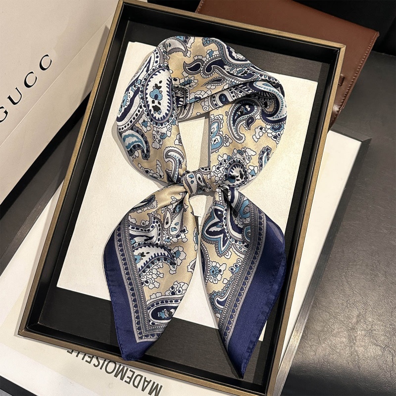 Luxury Satin Square Scarf Pais - Women Bags Online incelemesi ve fiyatı