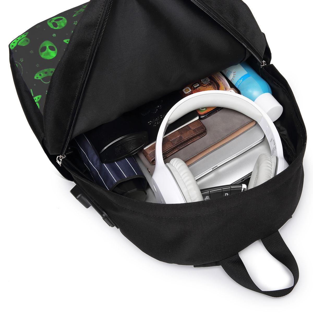 Aliens And UFOs Pattern Backpa - Women Bags For College incelemesi ve fiyatı