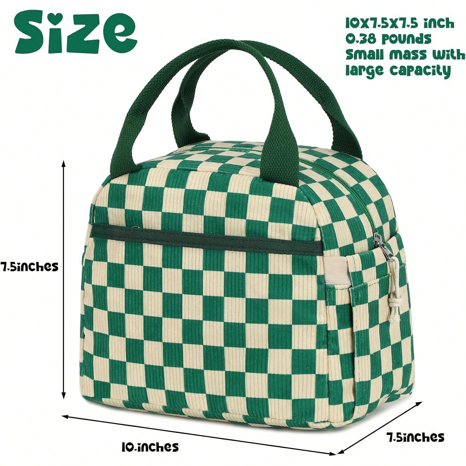 Cute Corduroy Lunch Tote Bags  - Women Bags For Work incelemesi ve fiyatı