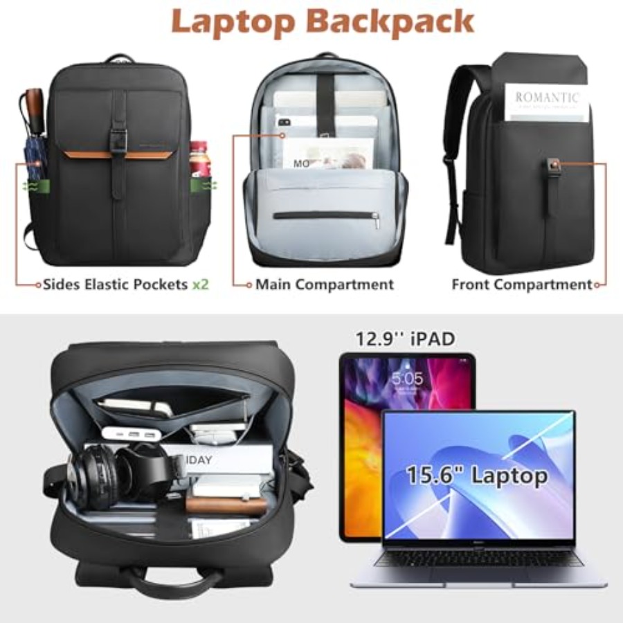 Slim Laptop Backpack for Men W - Women Bags For Work incelemesi ve fiyatı