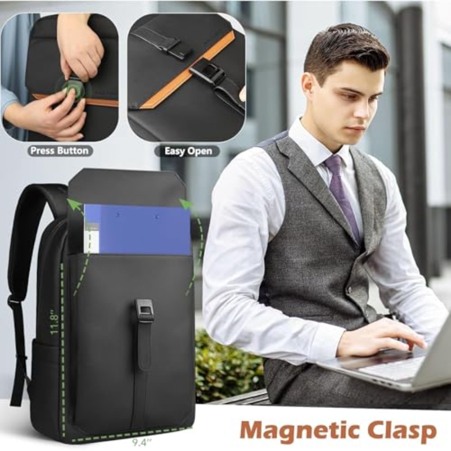 Slim Laptop Backpack for Men W - Women Bags For Work incelemesi ve fiyatı
