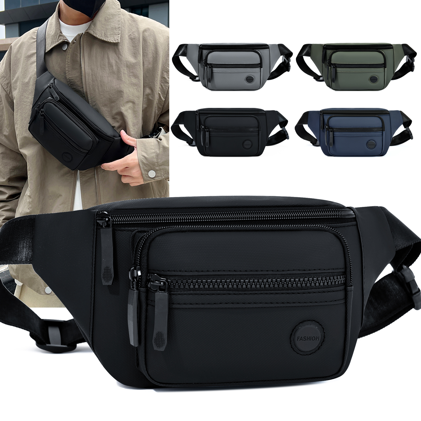 Unisex Waterproof Waist Bag Pa - Women Bags For Work incelemesi ve fiyatı