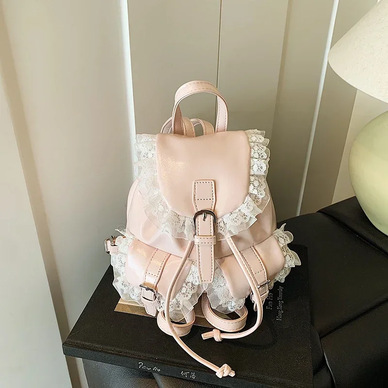 Solid PU Lace Girl Design Back - Women Bags Designer Sale incelemesi ve fiyatı