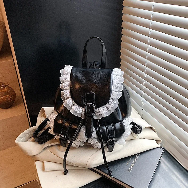 Solid PU Lace Girl Design Back - Women Bags Designer Sale incelemesi ve fiyatı