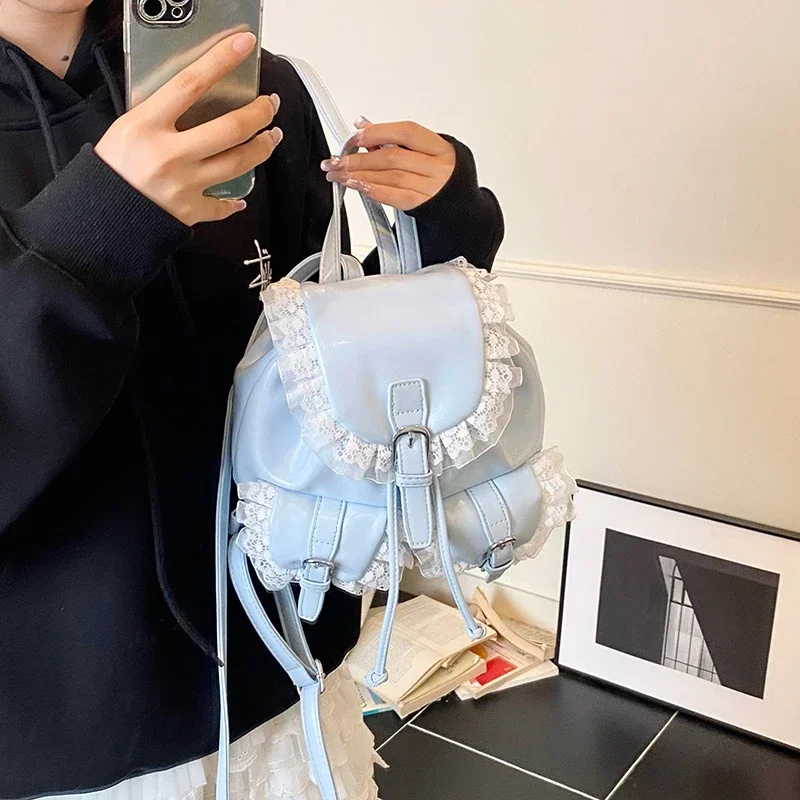 Solid PU Lace Girl Design Back - Women Bags Designer Sale incelemesi ve fiyatı