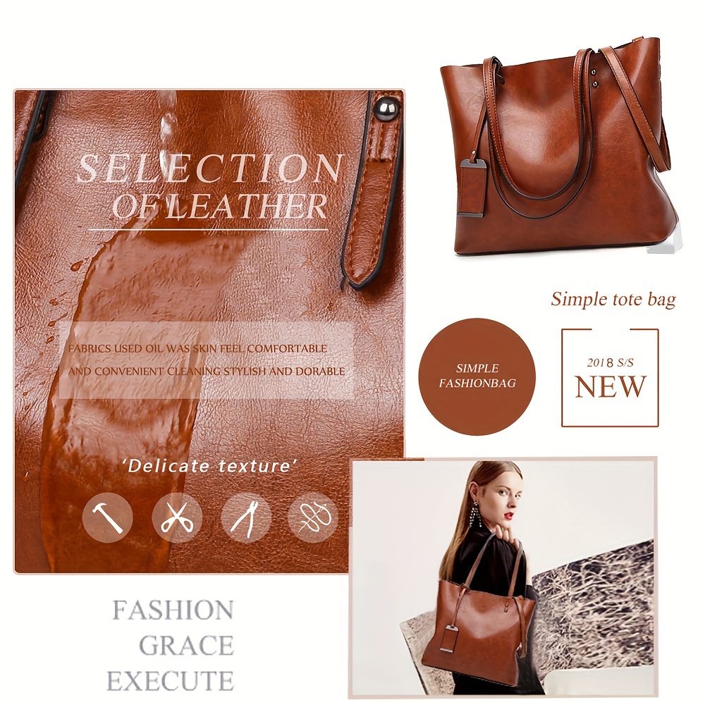 Fashionable Classic Retro Leat - Women Bags For Work incelemesi ve fiyatı