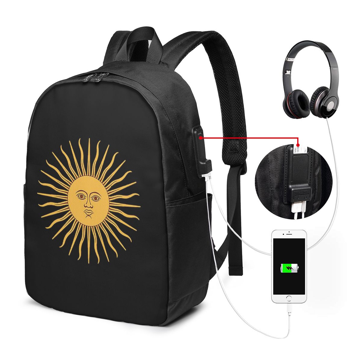 Sun Of May Flag Of Argentina B - Women Bags For College incelemesi ve fiyatı